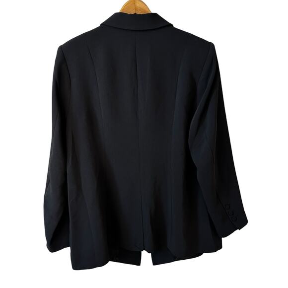 New Good American Women's One Button Blazer Black Size 5 2XL - Picture 2 of 8